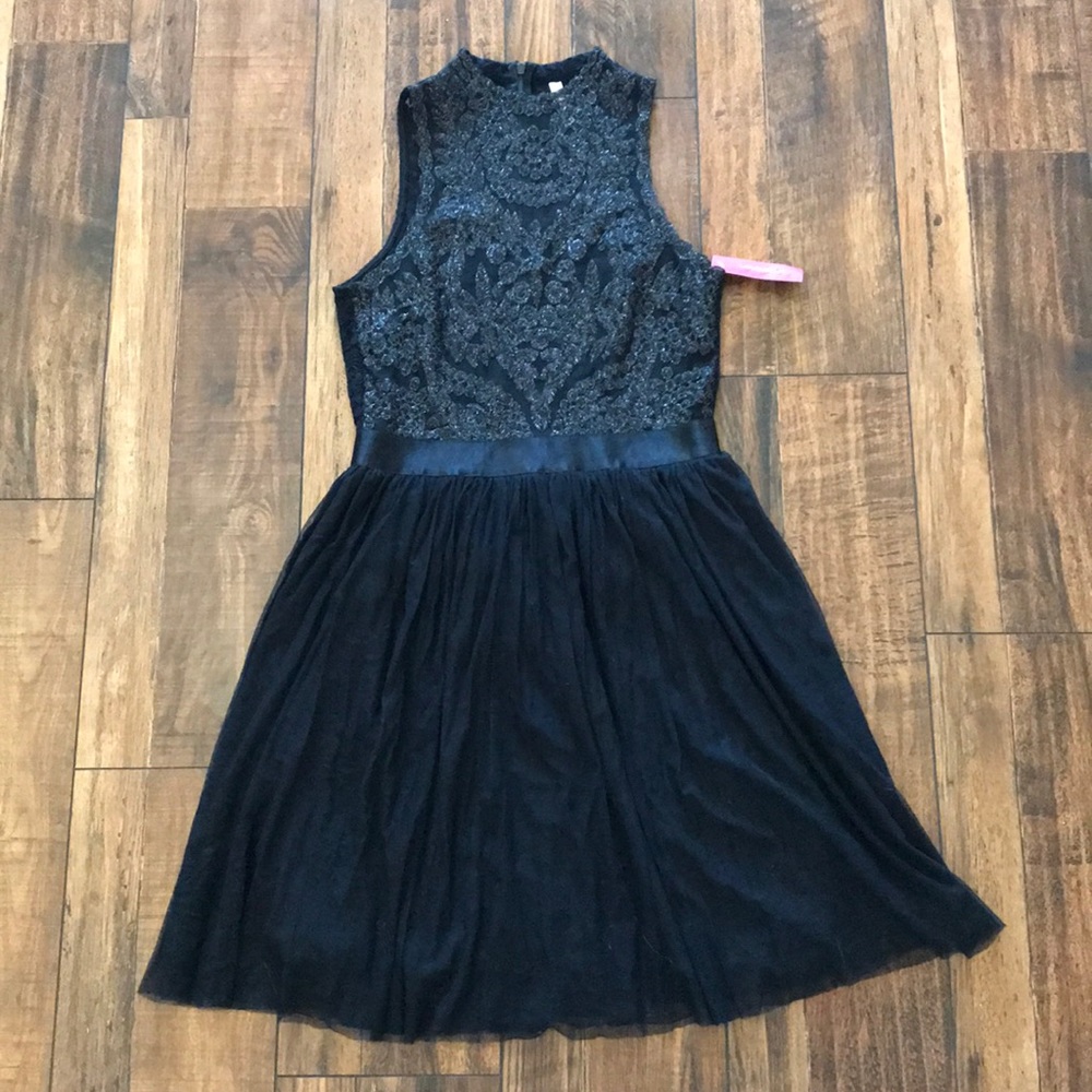 Black formal dress